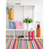 Bright Stripe Handwoven Indoor/Outdoor Rug - Multi Rugs 