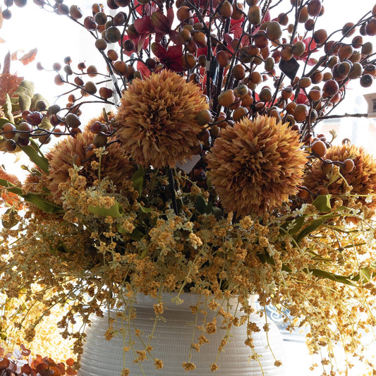 Brown Allium Stem 26" Greenery 