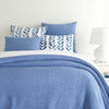 Bubble French Blue Matelasse Coverlet Matelasse Coverlet 