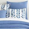 Bubble French Blue Matelasse Sham Matelasse Sham 