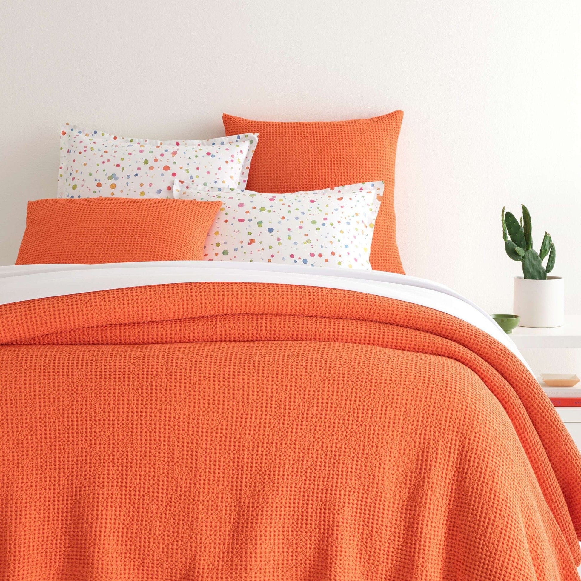 Bubble Tangerine Matelasse Coverlet Matelasse Coverlet 