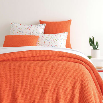 Bubble Tangerine Matelasse Coverlet Matelasse Coverlet 