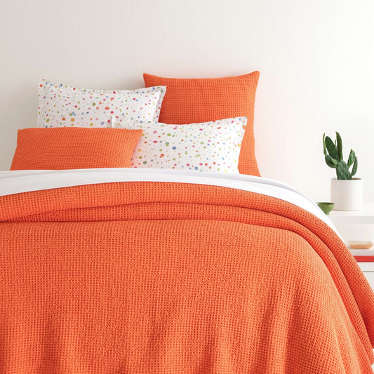 Bubble Tangerine Matelasse Coverlet Matelasse Coverlet 