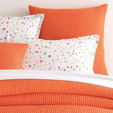 Bubble Tangerine Matelasse Sham Matelasse Sham 