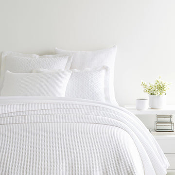 Bubble White Matelasse Coverlet Matelasse Coverlet 