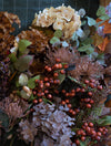 Burnt Cream Hydrangea 30" Greenery 