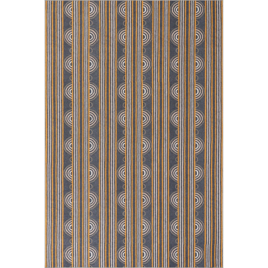 Button Machine Washable Rug - Grey Rugs 