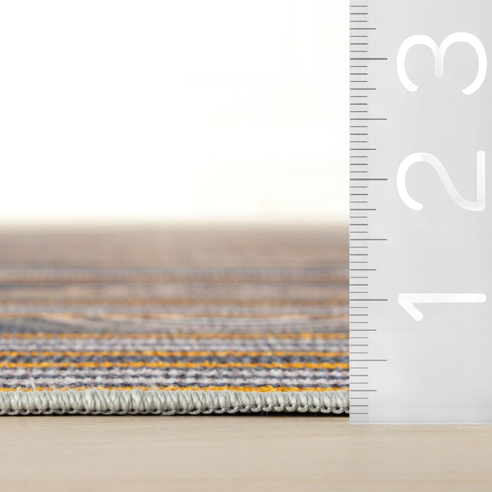 Button Machine Washable Rug - Grey Rugs 