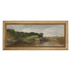 By the Water English Landscape Oil Painting Print on Canvas Framed Art 
