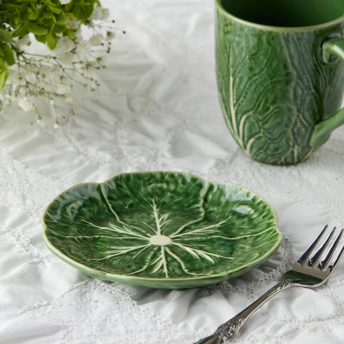 Cabbage Canape Plate - Set of 2 Kitchen 