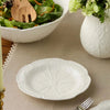 Cabbage Canape Plate - White - Set of 2 Kitchen 