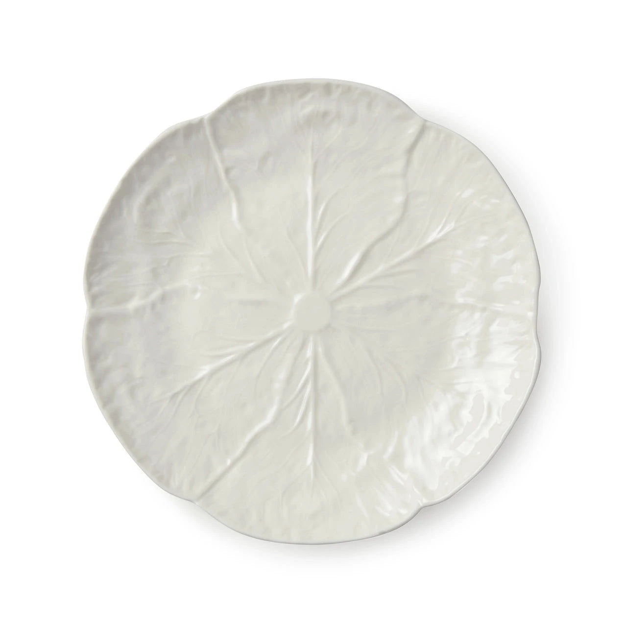 Cabbage Canape Plate - White - Set of 2 Kitchen 