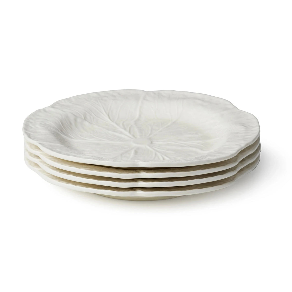 Cabbage Salad Plate - White - Set of 2 Kitchen 
