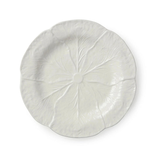 Cabbage Salad Plate - White - Set of 2 Kitchen 