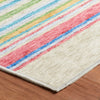 Cady Stripe Multi Machine Washable Rug RUGS 