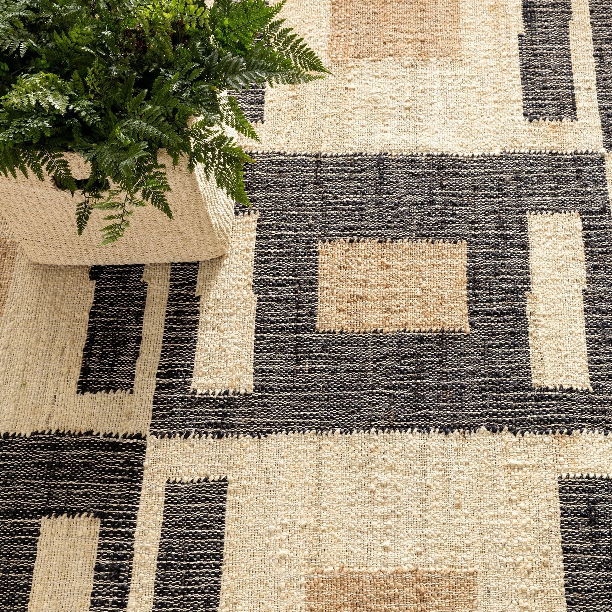 Cassia Handwoven Jute Rug - Neutral Rugs 