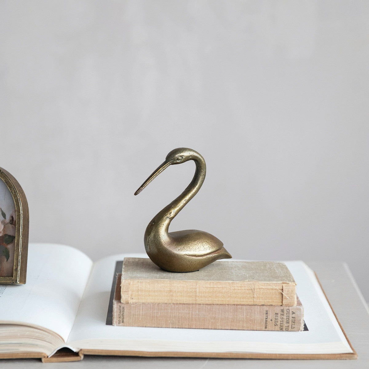 Cast Aluminum Swan Decorative Accessories 