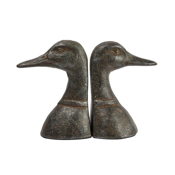Cast Iron Duck Bookends Objects & Accents 