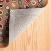 Cat's Paw Brown Hand Micro Hooked Wool Rug Rugs 