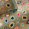 Cat's Paw Sage Hand Micro Hooked Wool Rug Rugs 