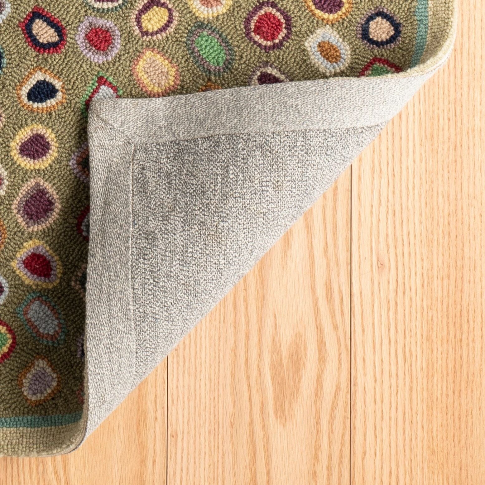 Cat's Paw Sage Hand Micro Hooked Wool Rug Rugs 