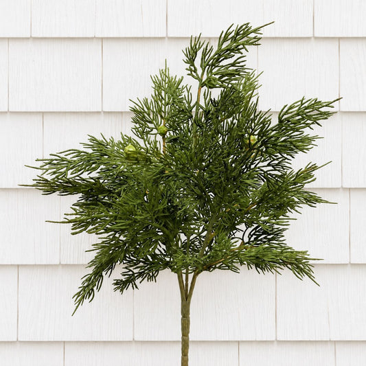 Cedar Bush with Berries 17" Greenery 