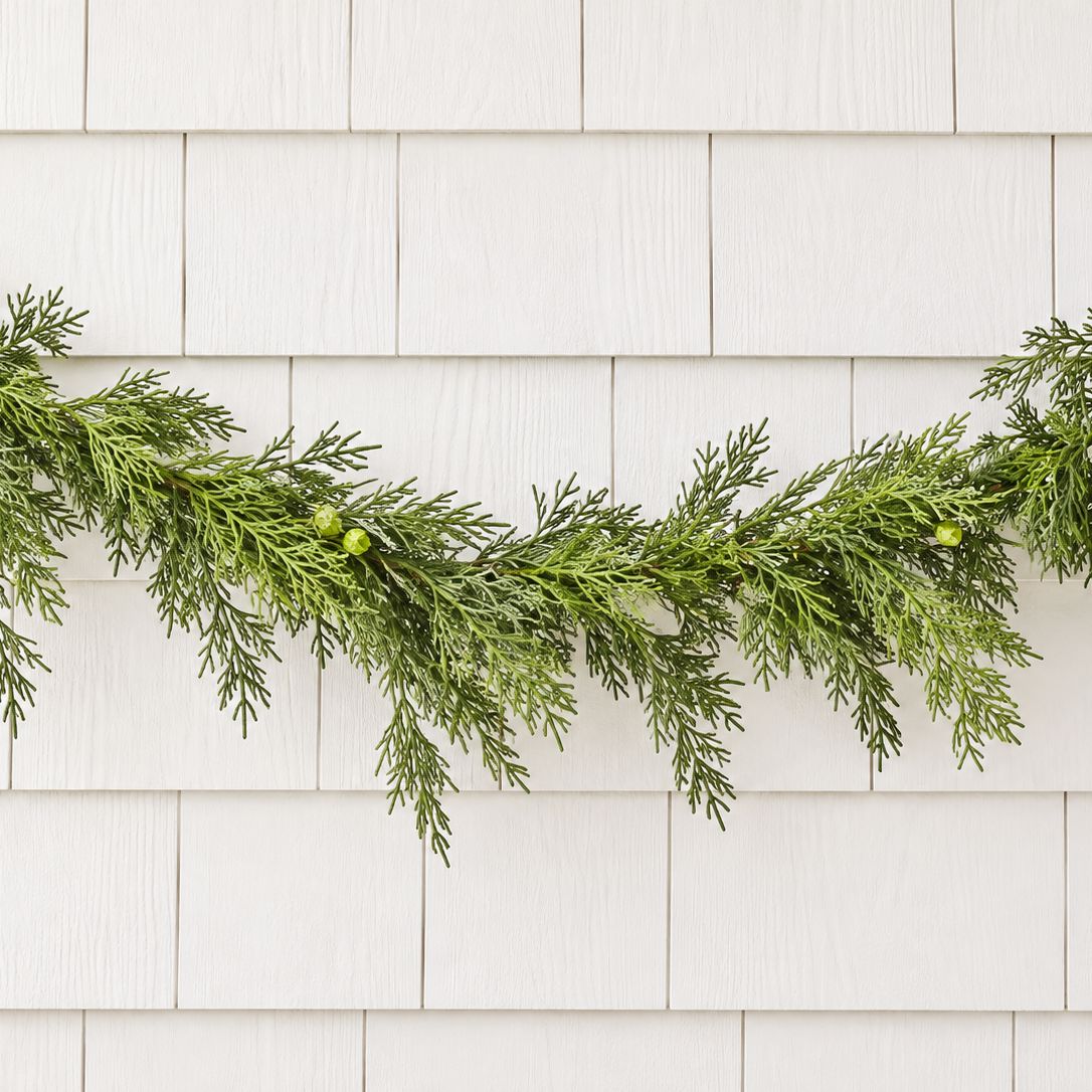 Cedar Garland with Berries 6' Greenery 
