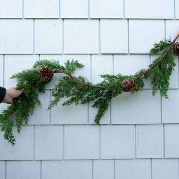Cedar Pine Garland - 50" Greenery 