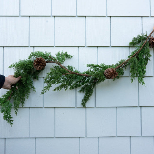Cedar Pine Garland - 50" Greenery 