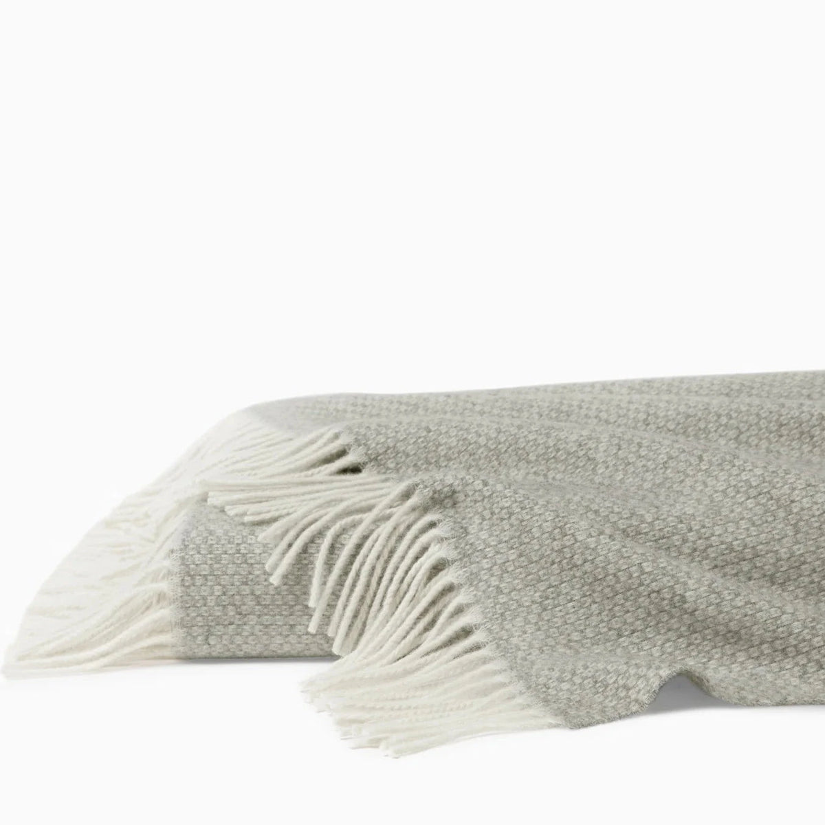 Cervino Throw - Wool/Cashmere - Grey Throws 