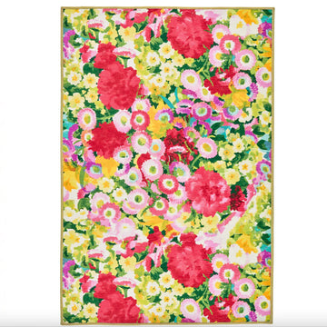 Chamomile Cluster Multi Machine Washable Rug WASHABLE 