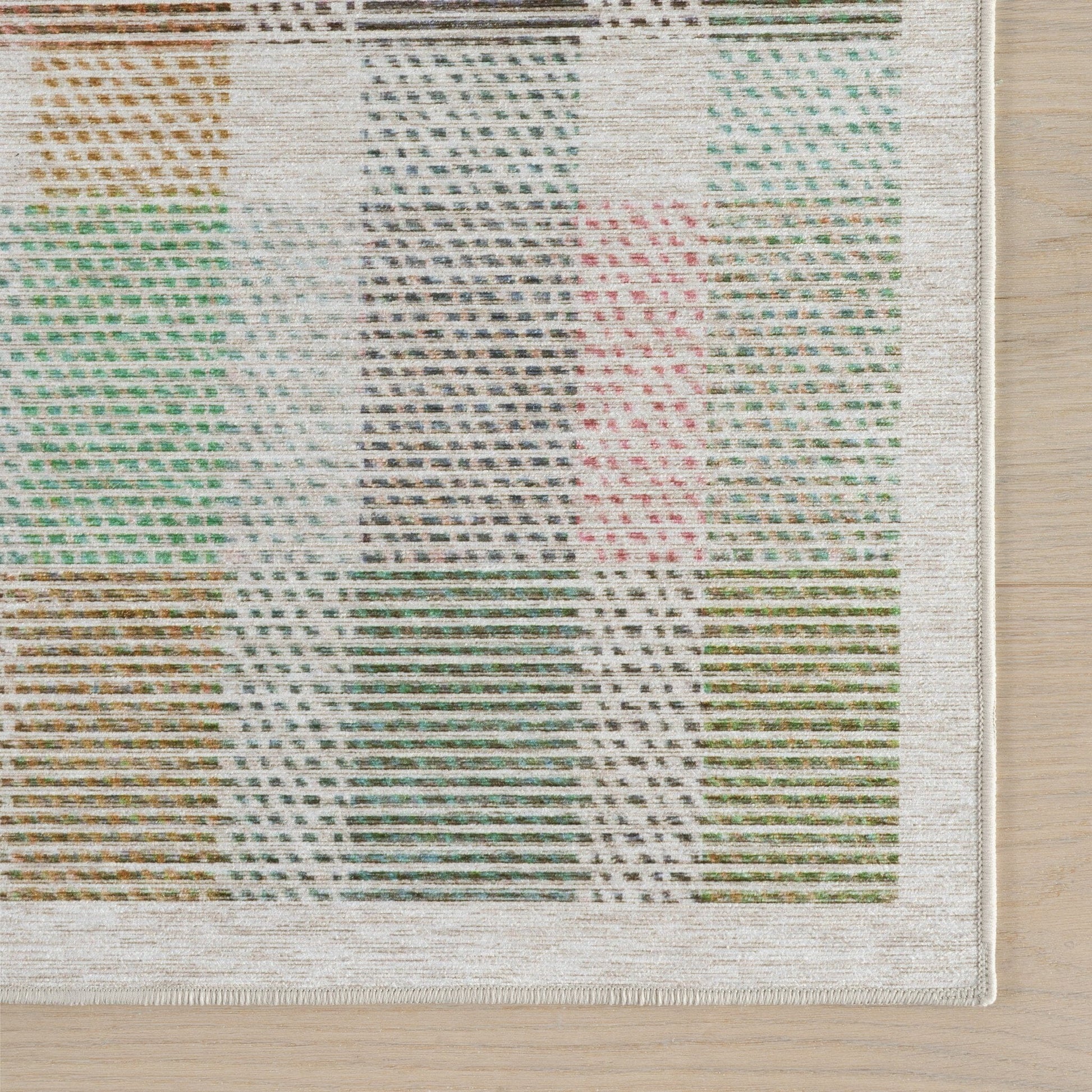 Chanan Farmhouse Plaid Machine Washable Rug - Multi Rugs 