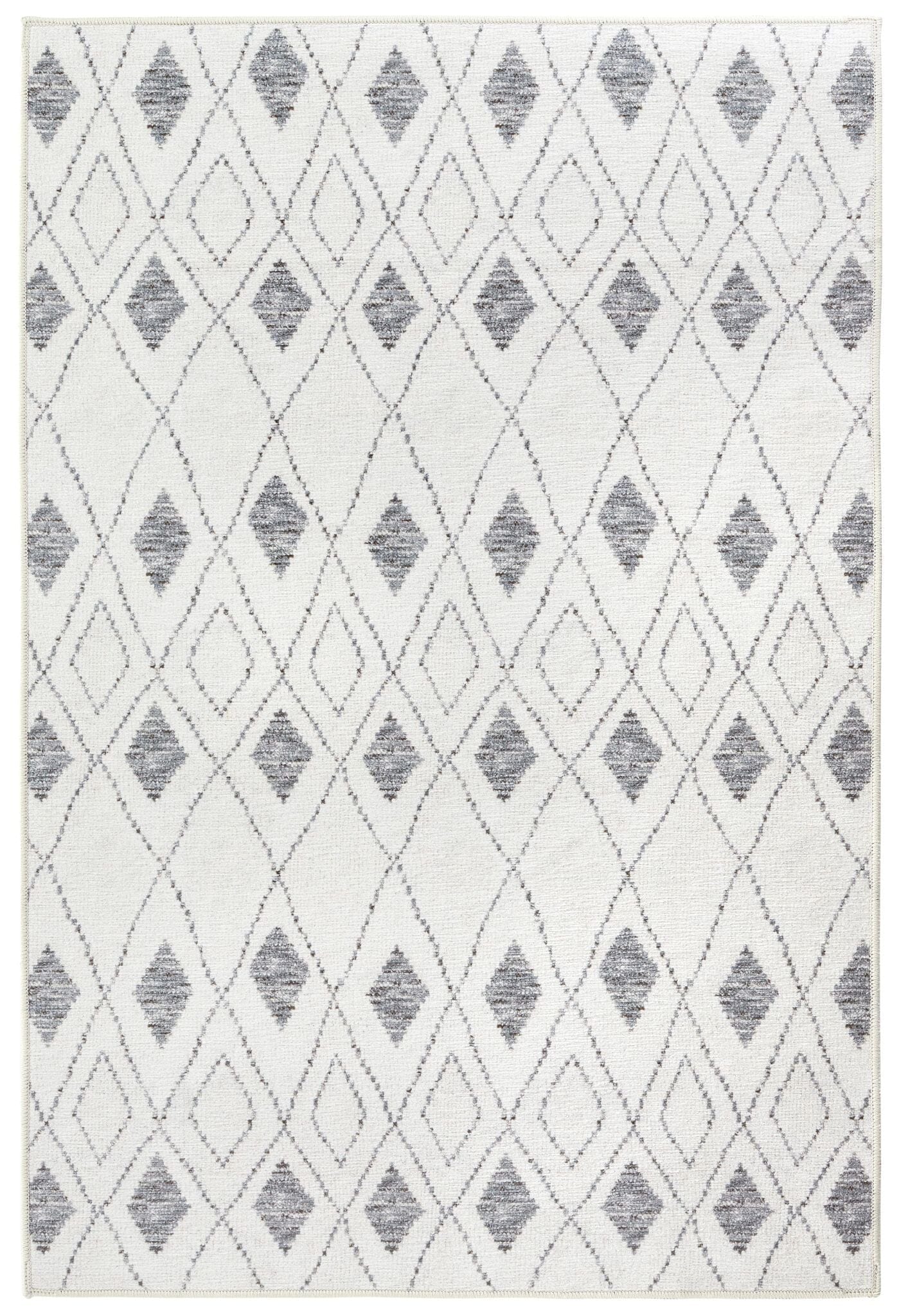 Chandler Ivory Machine Washable Rug Rugs 