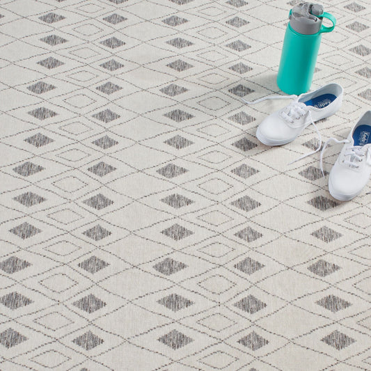 Chandler Ivory Machine Washable Rug Rugs 
