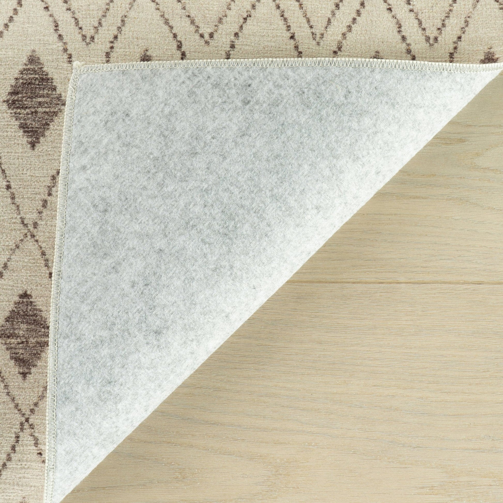 Chandler Ivory Machine Washable Rug - Tan Rugs 