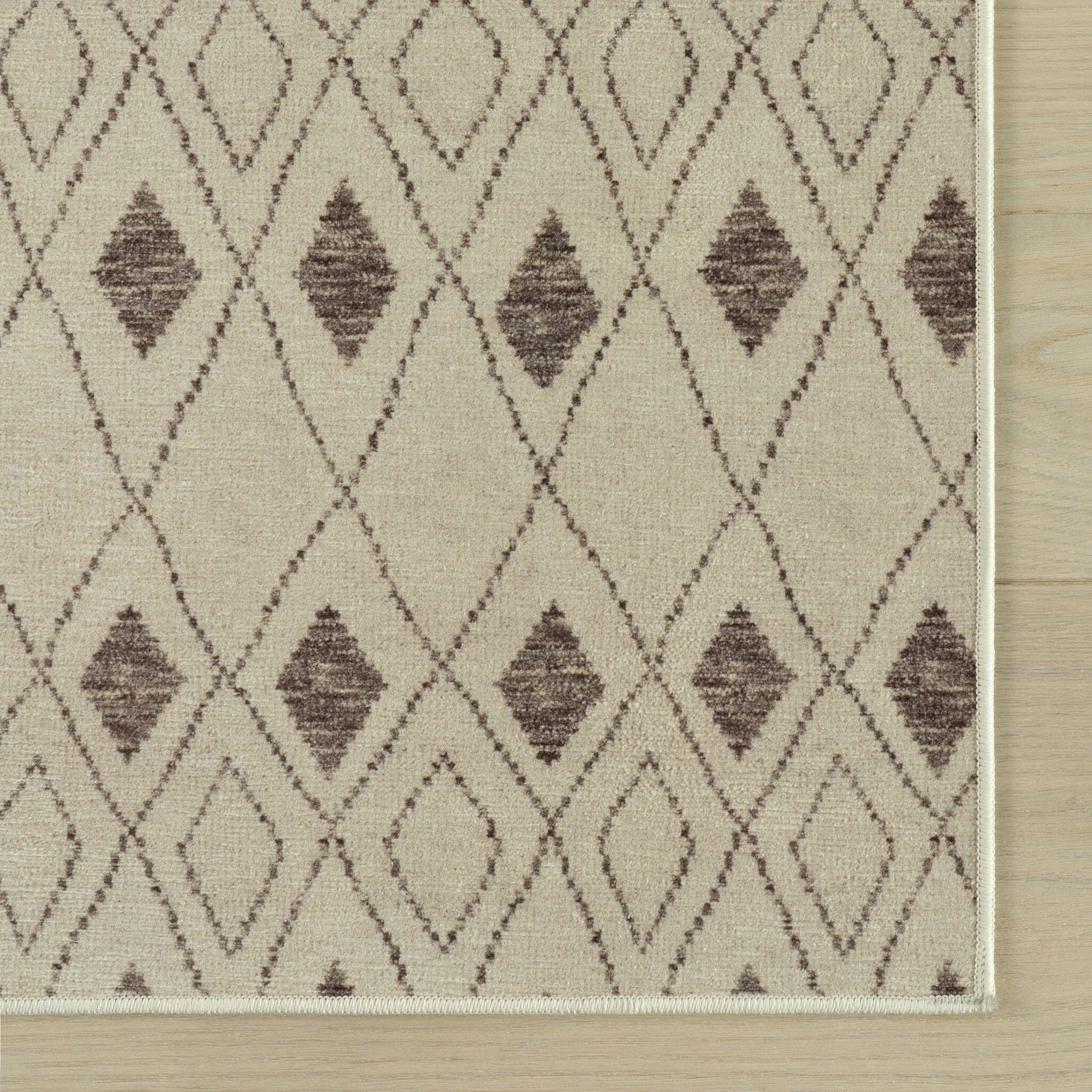 Chandler Ivory Machine Washable Rug - Tan Rugs 
