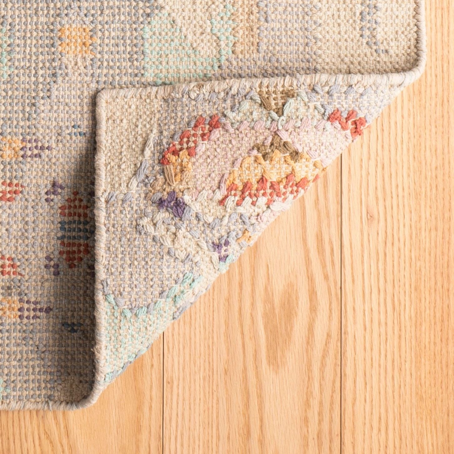 Chapel Hill Hand Loom Knotted Cotton Rug - Multi Rugs 