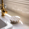Checkered Marble Soap Dish Marble Accessories 