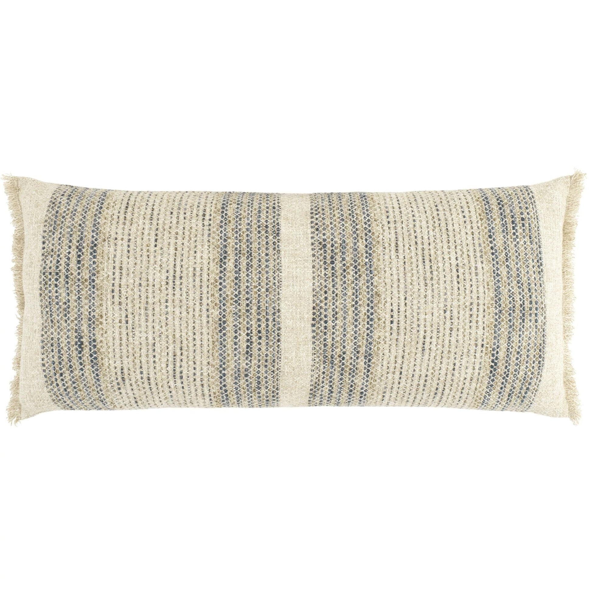 Cielo Stripe Blue Decorative Pillow Pillow 