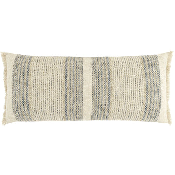 Cielo Stripe Blue Decorative Pillow Pillow 