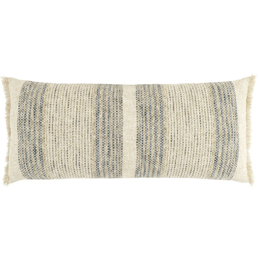 Cielo Stripe Blue Decorative Pillow Pillow 