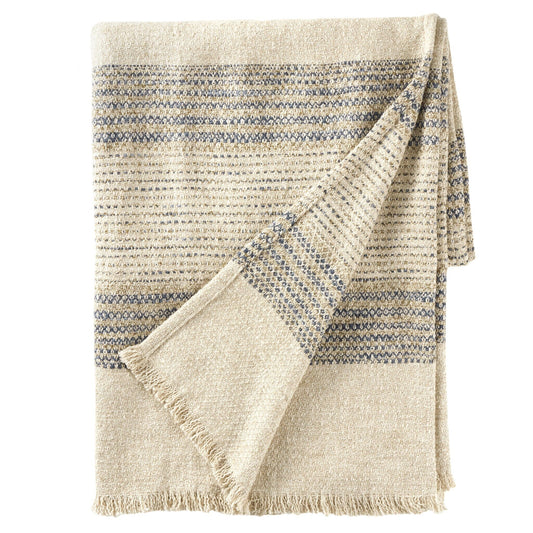 Cielo Stripe Blue Throw Throw 
