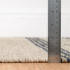 Cielo Stripe Navy Handwoven Cotton Rug Rugs 
