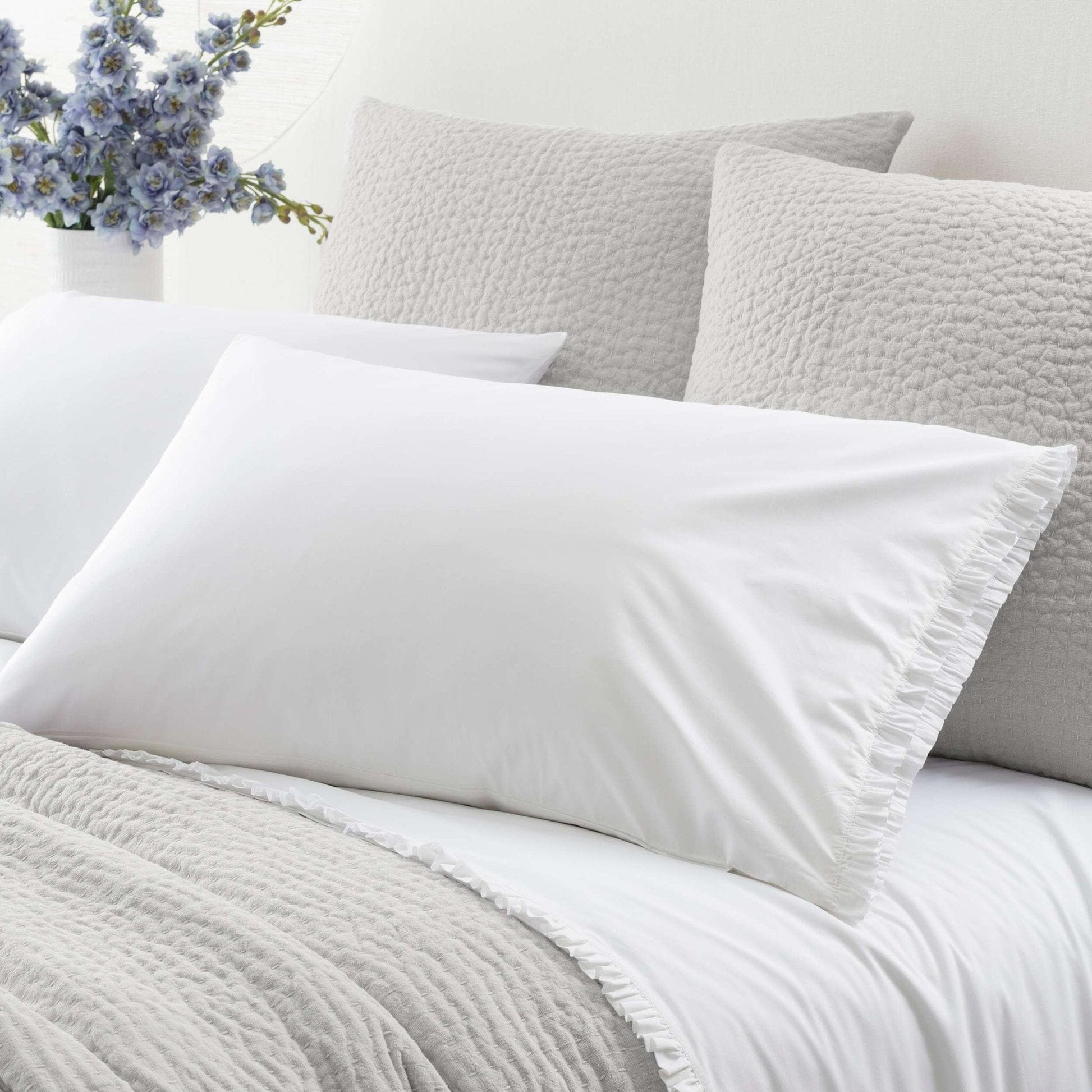 Classic Ruffle White Pillowcases (Pair) Pillowcases 