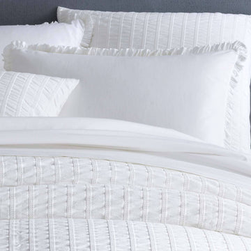Classic Ruffle White Sham Duvet Sham 