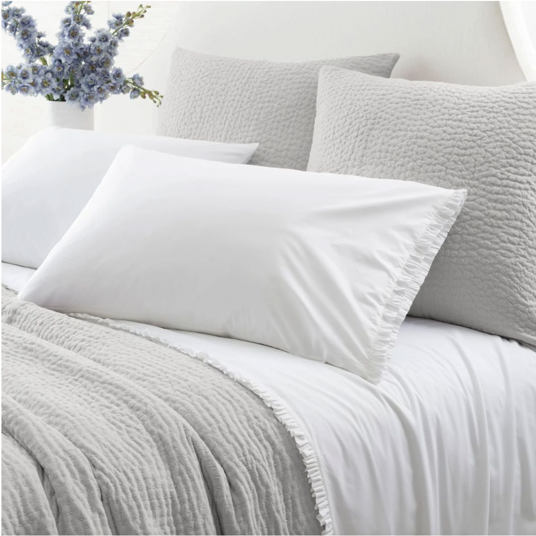 Classical Ruffle Classic Ruffle White Sheet Set – Rainsford Company