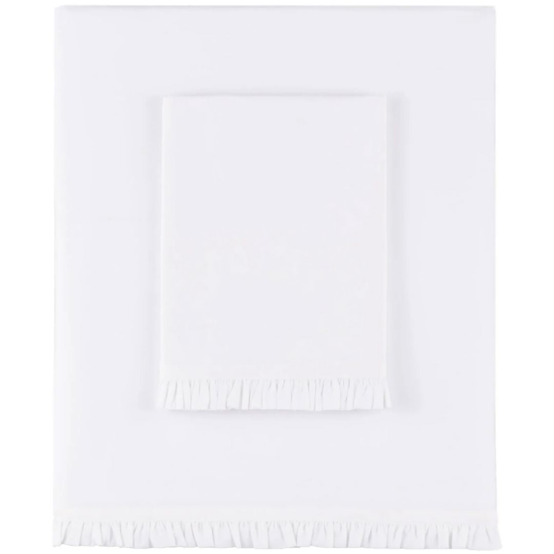 Classic Ruffle White Sheet Set Sheets 