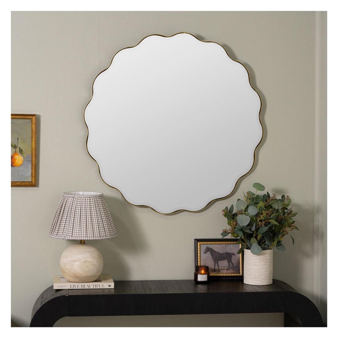 Cleo Gold Wall Mirror Mirrors 