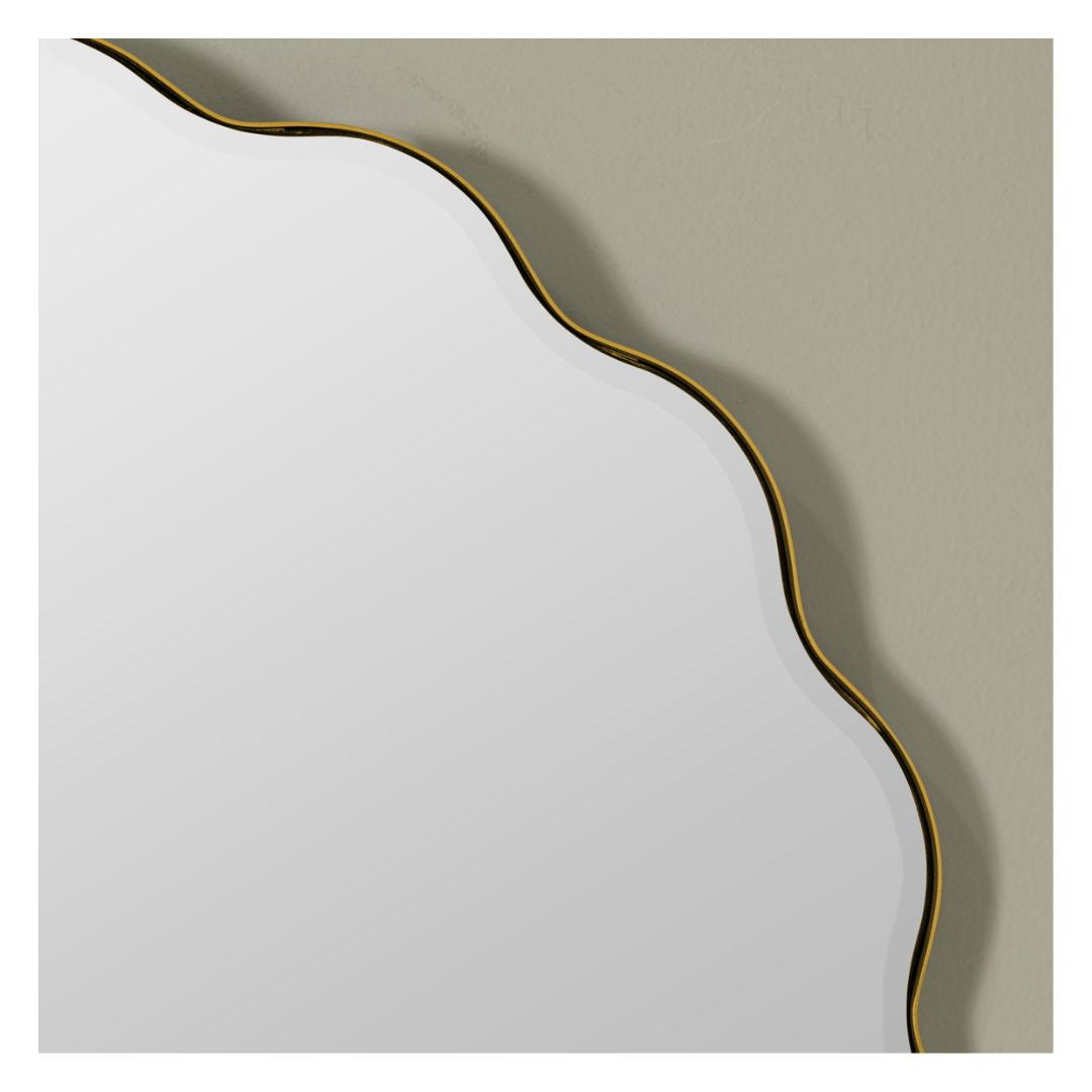 Cleo Gold Wall Mirror Mirrors 