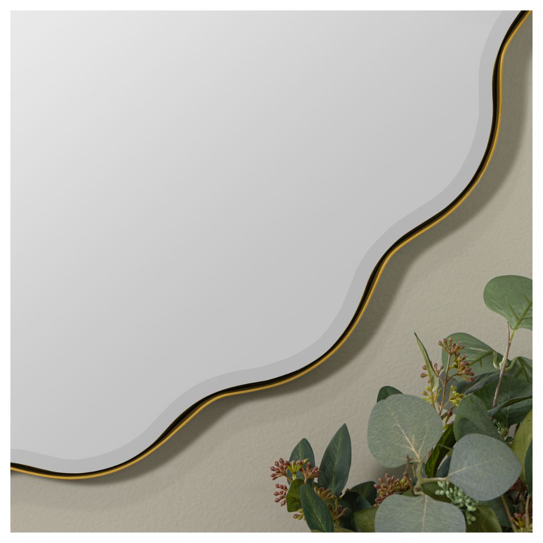 Cleo Gold Wall Mirror Mirrors 